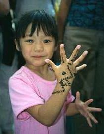 Chinese Kids Henna