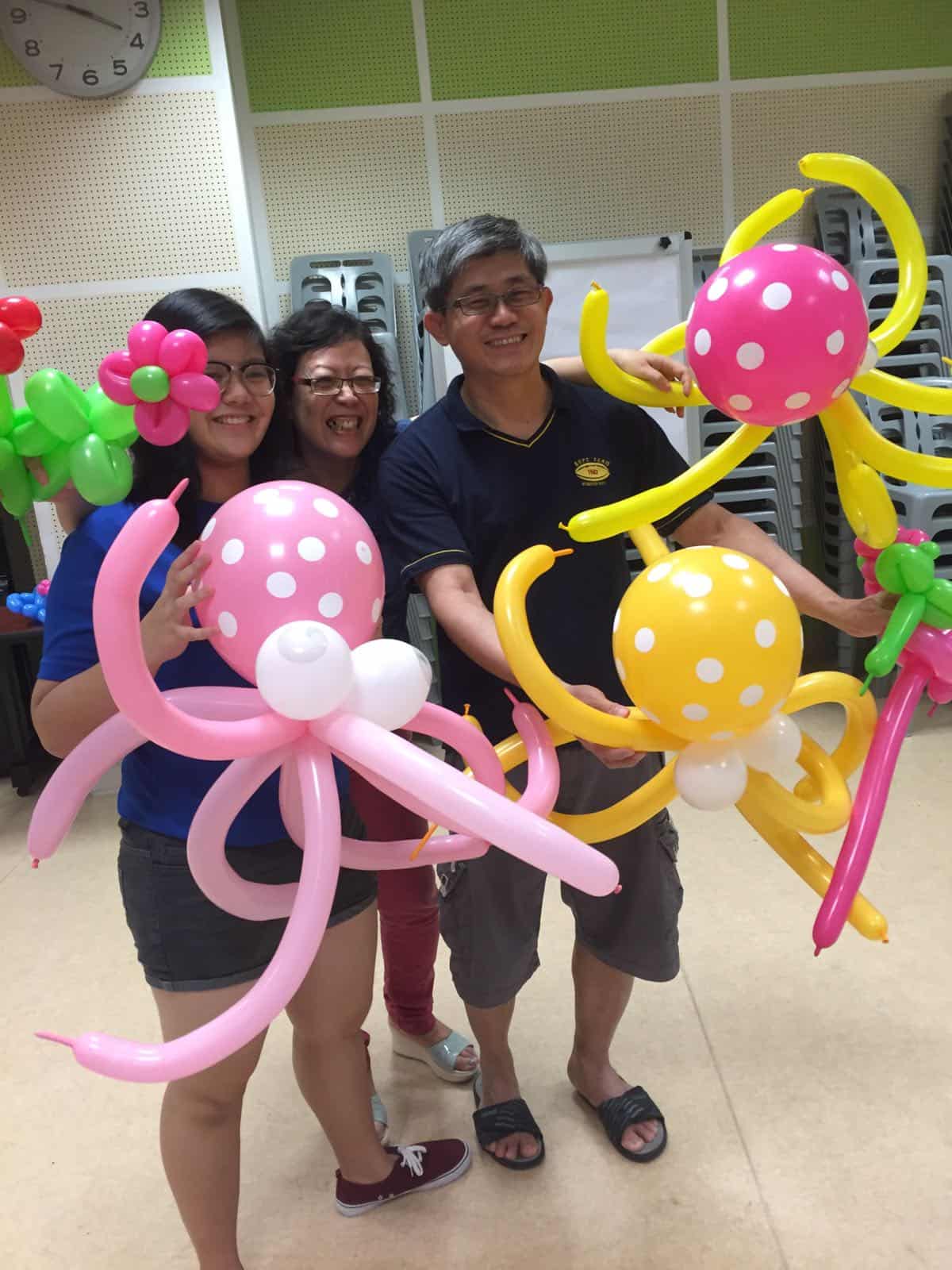 balloon twisting workshop for adult company function