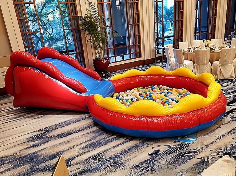 Sunglow Ballroom Ball Pit with Slide for Rental